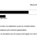 Remerciements à toute l'équipe du cabinet - 2016
