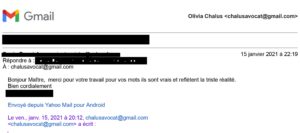 avis client janvier 2021