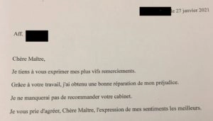 avis client janvier 2021