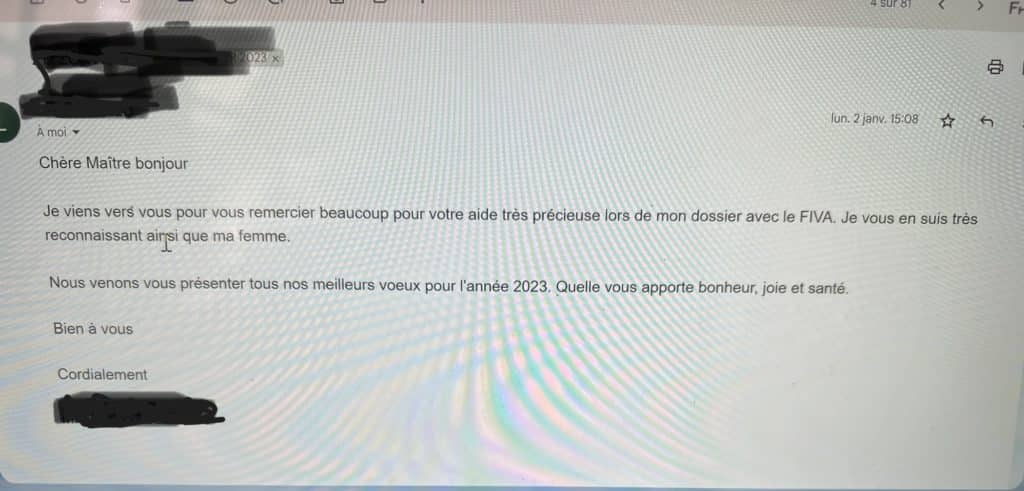 avis client janvier 2023