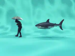un blessé grave menacé par un immense danger