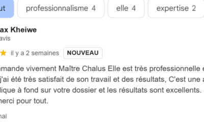 Professionnelle, à l’écoute, résultats excellents…Victime accident de la voie publique de scooter